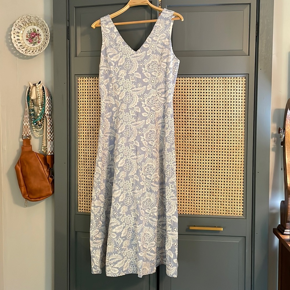 Blue dress